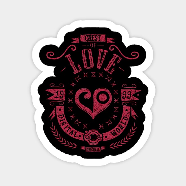 Digimon Crest of Love - Birdramon - Sora Sticker by Typhoonic